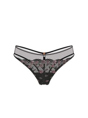 Victoria's Secret Black Sheer Lace Cheeky panty